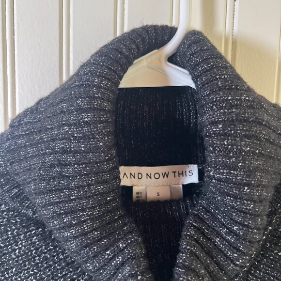 And Now This Metallic Knit Cropped Shrug Sweater | NWT Size Small - Picture 6 of 15